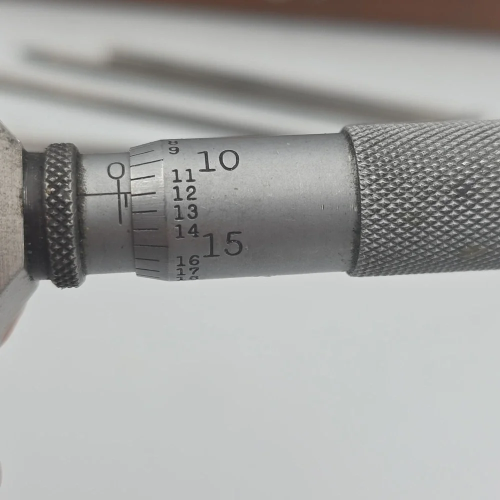 Starrett No. 445 Ratchet Thimble Depth Micrometer Set w/ Case